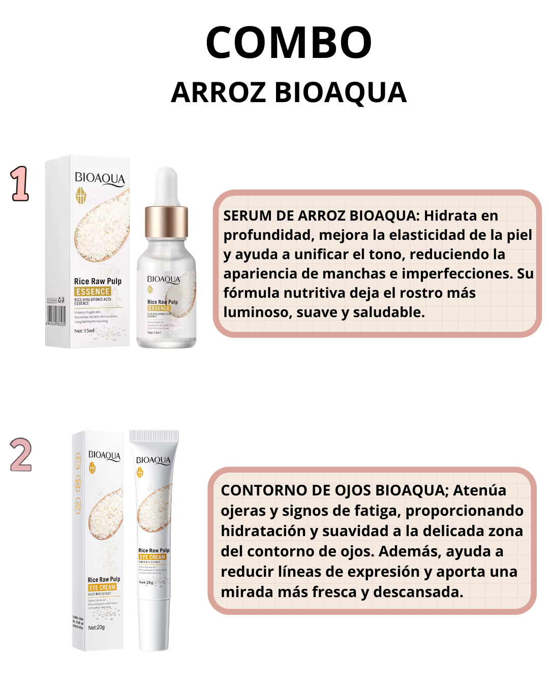 Miniatura 3 de DUO DE ARROZ CONTORNO  Y SERUM BIOAQUA
